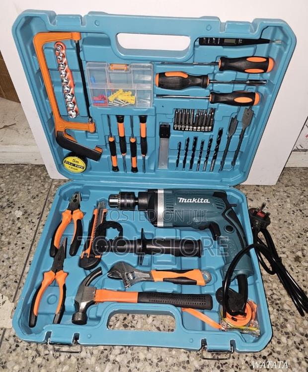 Makita Electric Drill & Multi-Tool Kit 800w Home & Workshop Drill Set