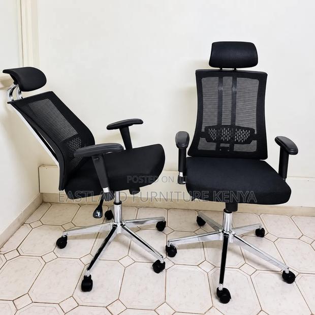 Premium Ergonomic Mesh Office Chair With Headrest