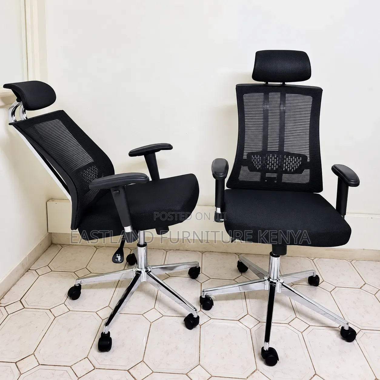 Premium Ergonomic Mesh Office Chair With Headrest
