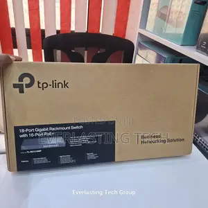 TP-Link TL-SL1218MP 16Port 10/100 MBPS 2-Port Gigabit Rackmount Switch