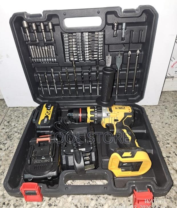 DeWalt Cordless Drill Tool Set/48v Lithium-Ion Cordless Drill Combo