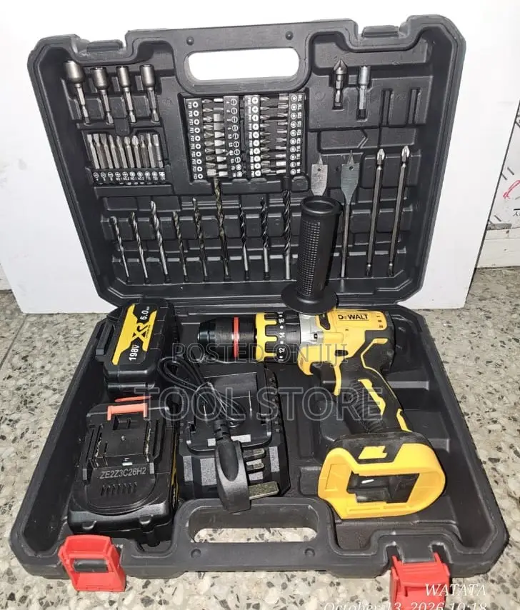 DeWalt Cordless Drill Tool Set/48v Lithium-Ion Cordless Drill Combo