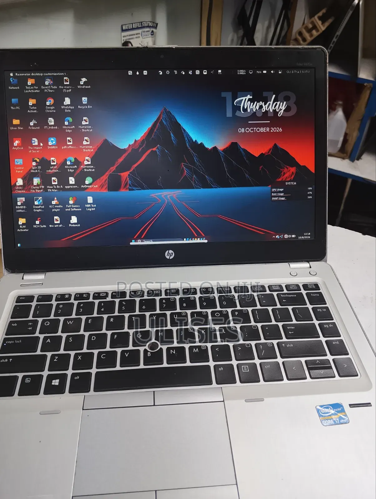 Laptop HP EliteBook Folio 8GB Intel Core i7 SSD 256GB