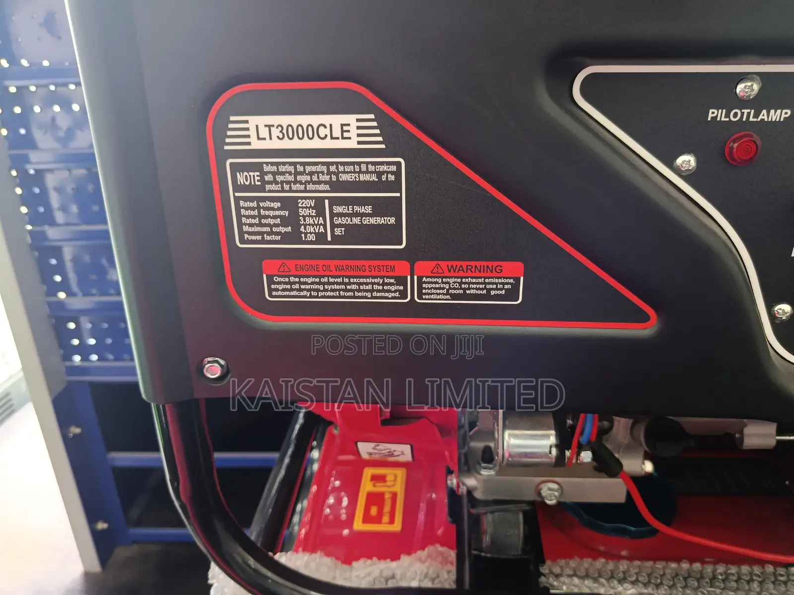 3.8 Kva Key Start Petrol Generator Aico Japan