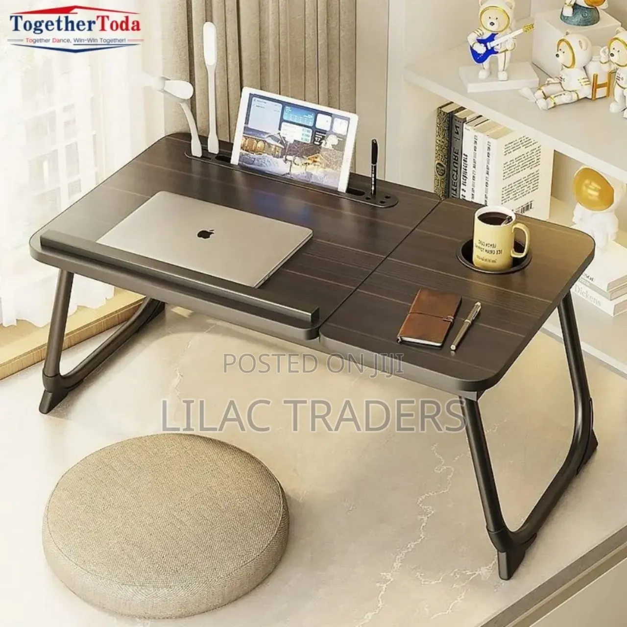 Adjustable Tilting Laptop Table With Foldable Legs Galo