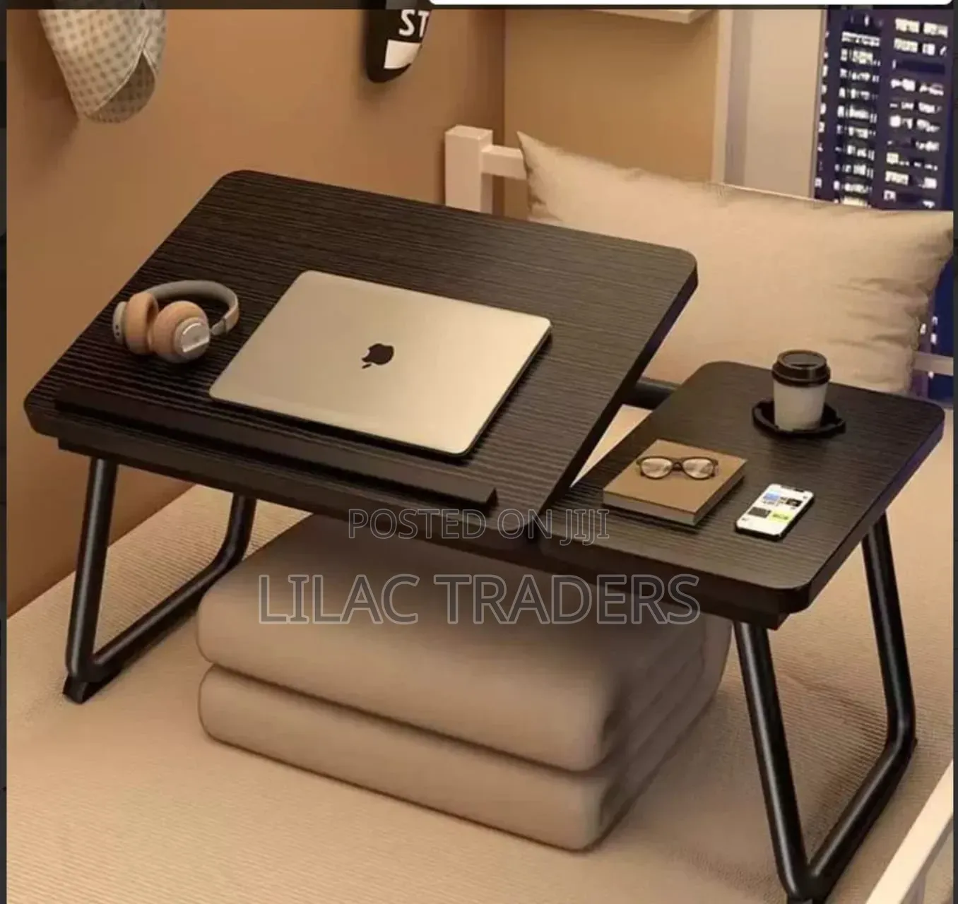 Adjustable Tilting Laptop Table With Foldable Legs Galo