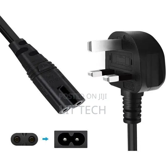 Power Cable C7 Figure of 8 Eight Mains Power Cable Cord