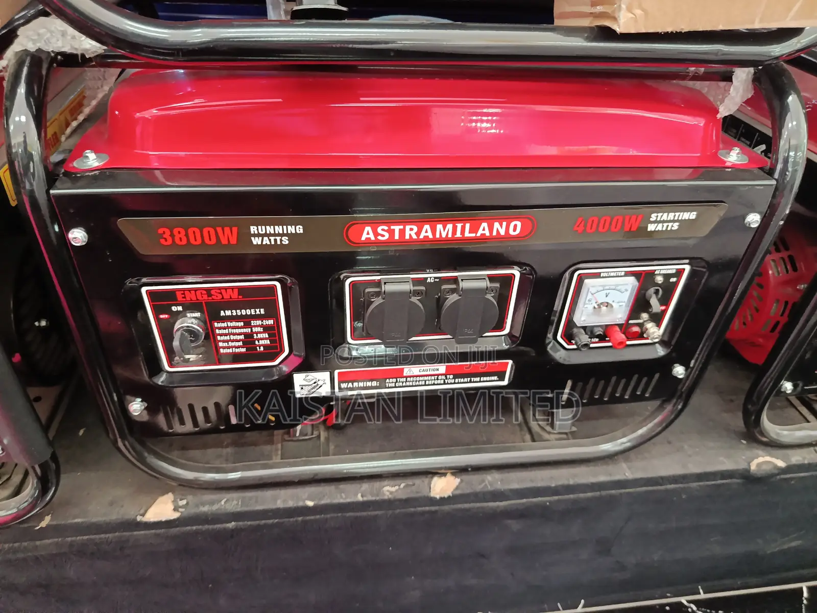 3.8kva Key Start Petrol Generator Astramilano