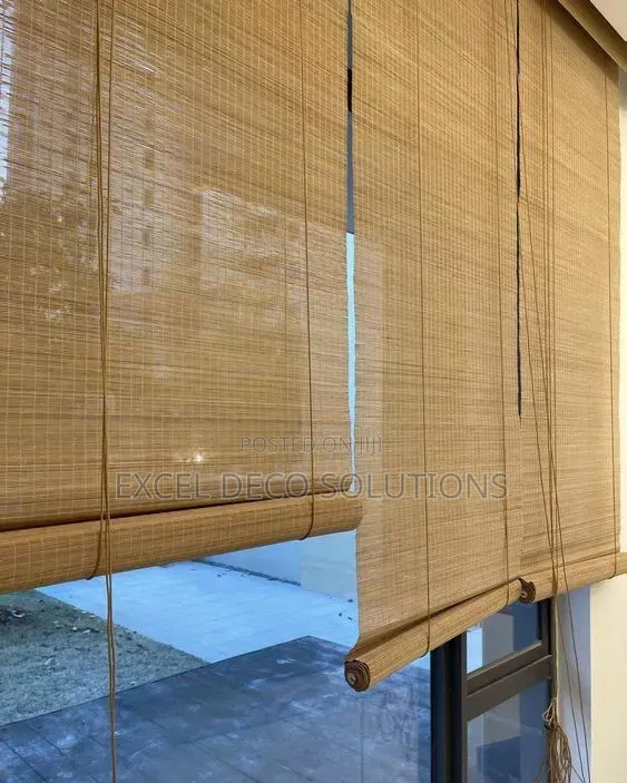 Bamboo Blinds for Elegant Bedroom Windows