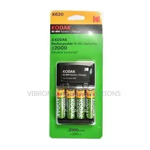 Kodak K620 AA Rechargeable Batteries Plus AAA/AA Charger (2100mAh)