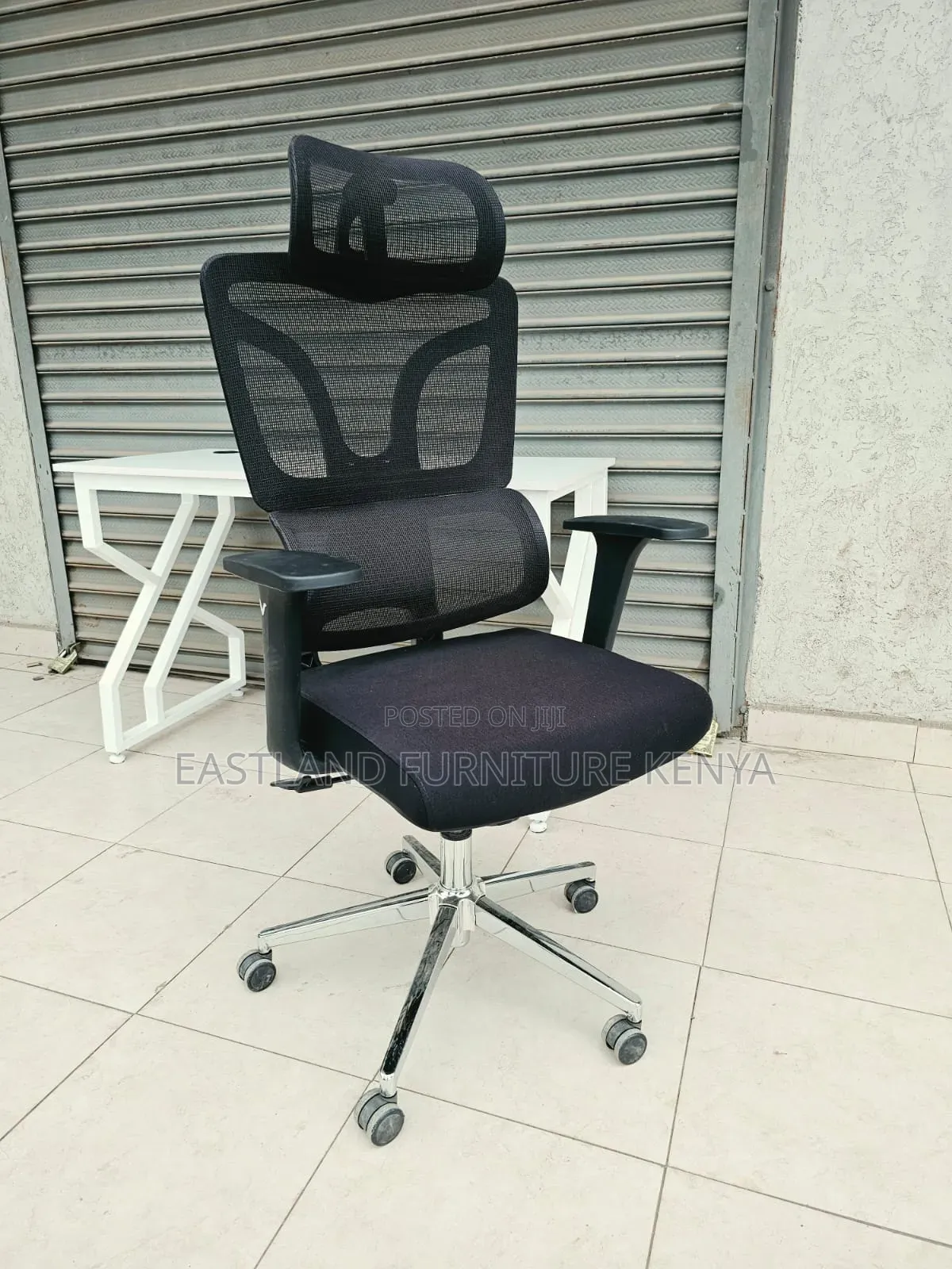 Premium Ergonomic Mesh Office Chair With Adjustable Headrest