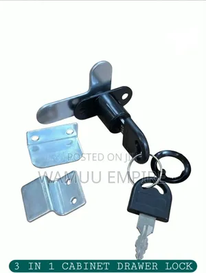 7-Shaped Cam Lock or 3-in-1 Cabinet
