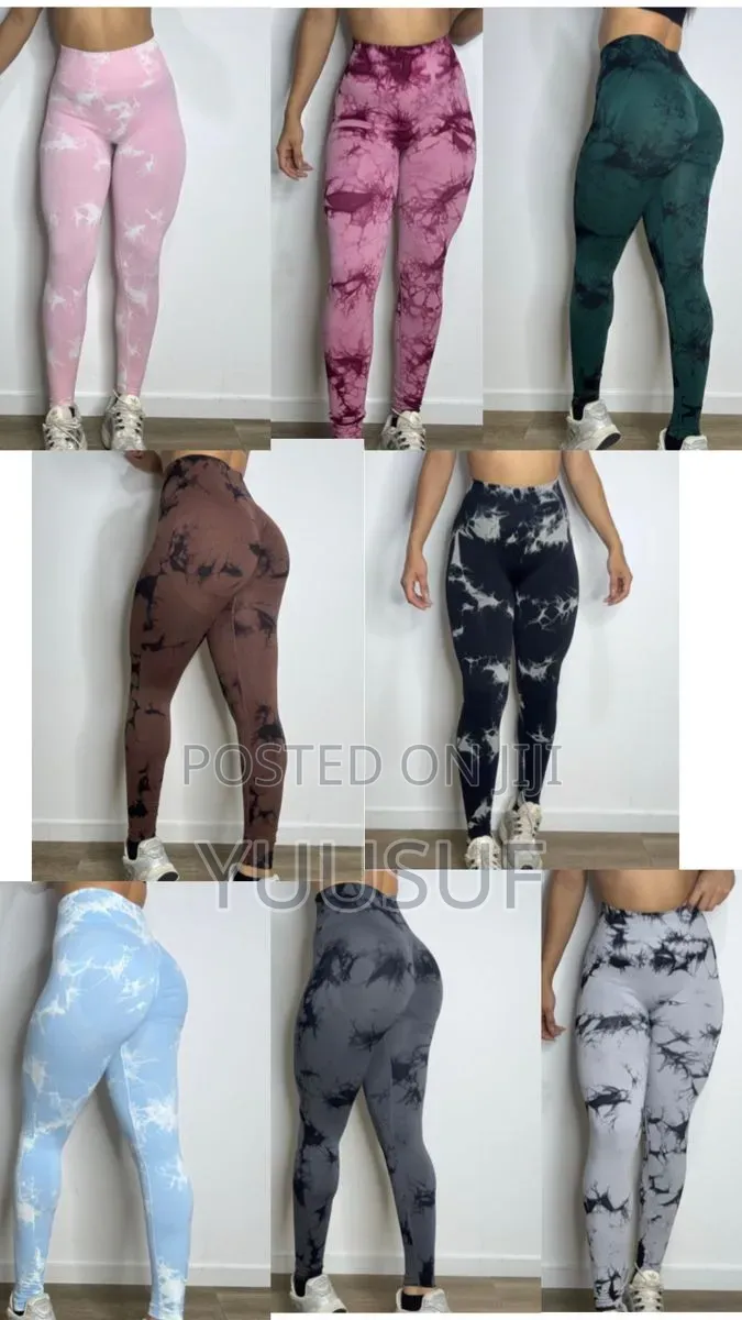 Women's High Waist Tie-Dye Leggings – Stylish & Comfortable!