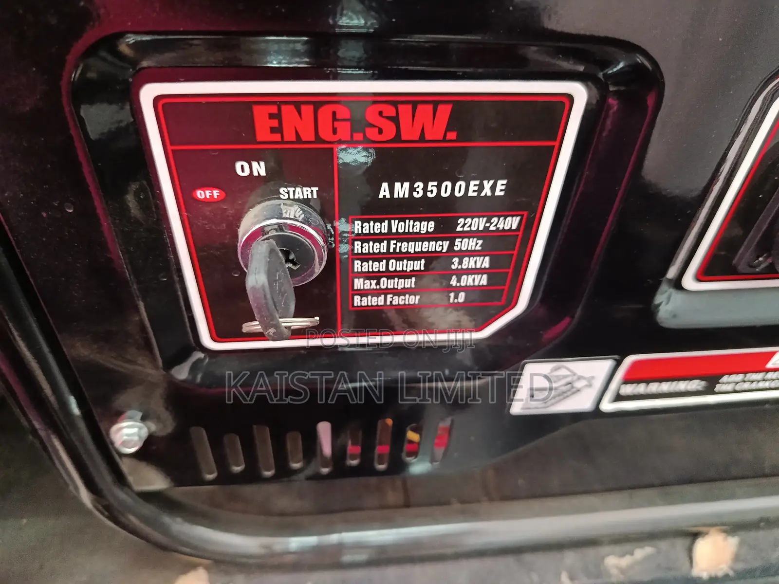 3.8kva Key Start Petrol Generator Astramilano