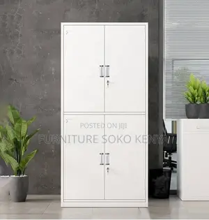 Filing Cabinet | Four-Door Lockable Steel Storage Cabinets