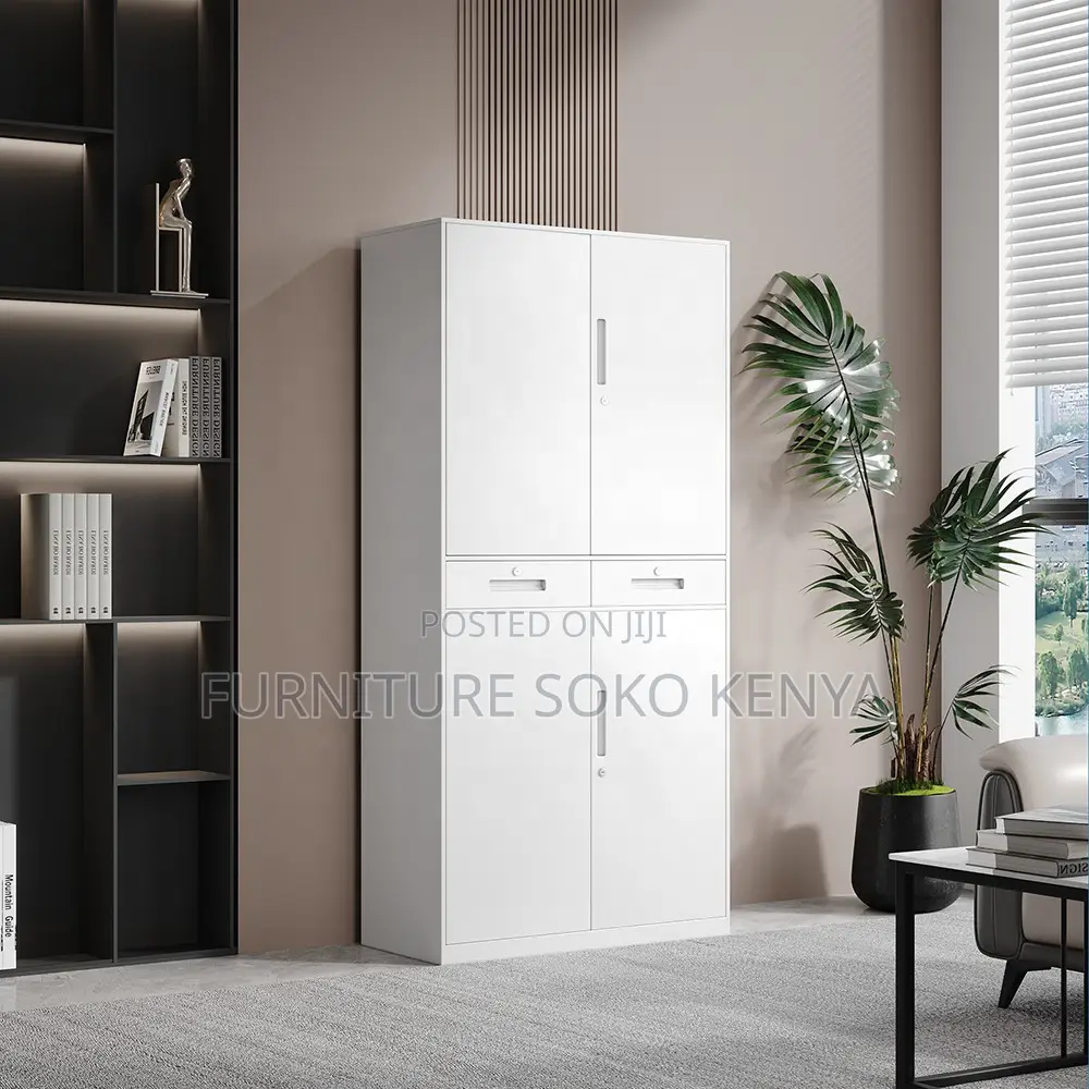 Filing Cabinet | Four-Door Lockable Steel Storage Cabinets