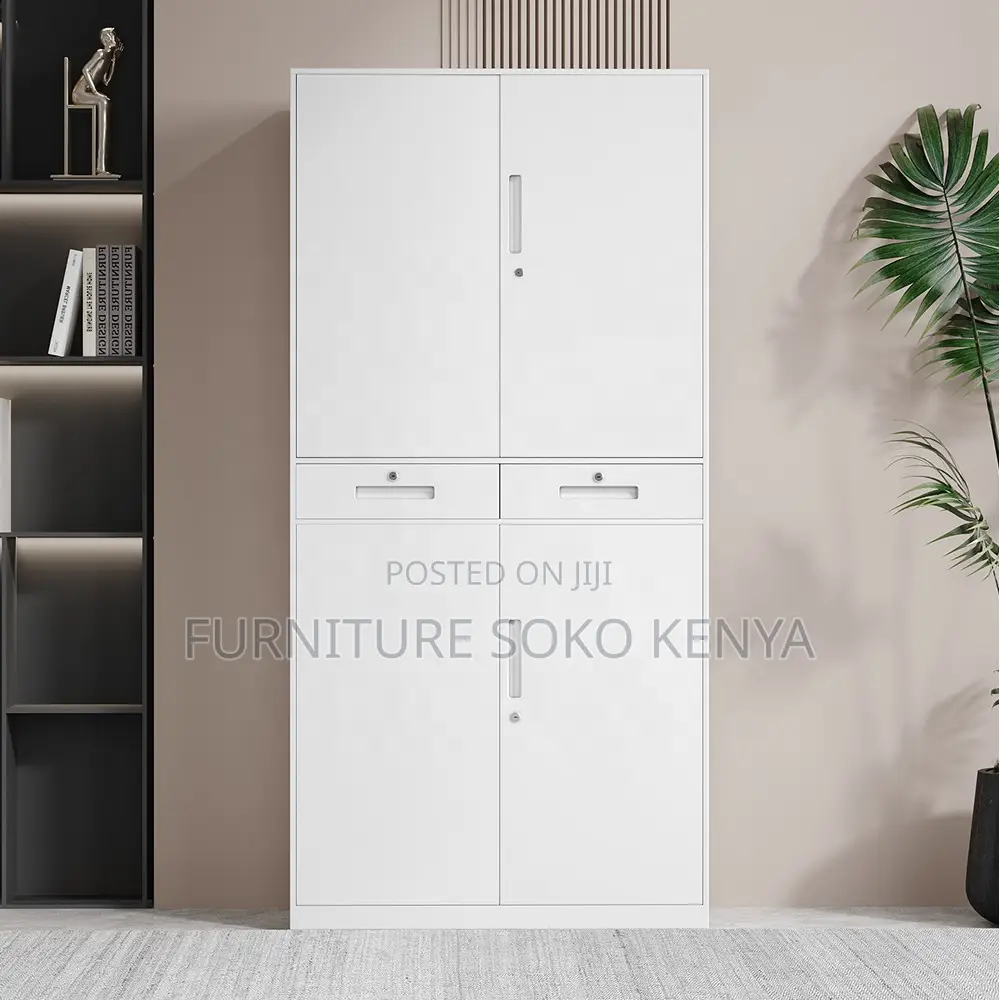 Filing Cabinet | Four-Door Lockable Steel Storage Cabinets