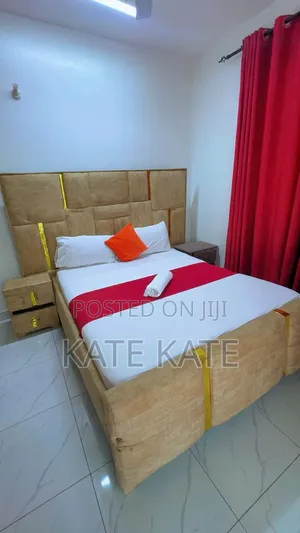 5 by 6 Bed, Moko Mattress and Stools
