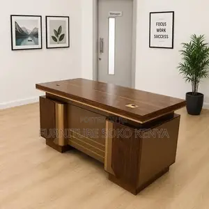 Office Desk : 1.4M Advanced Heritage Office Desk With Attached Drawers