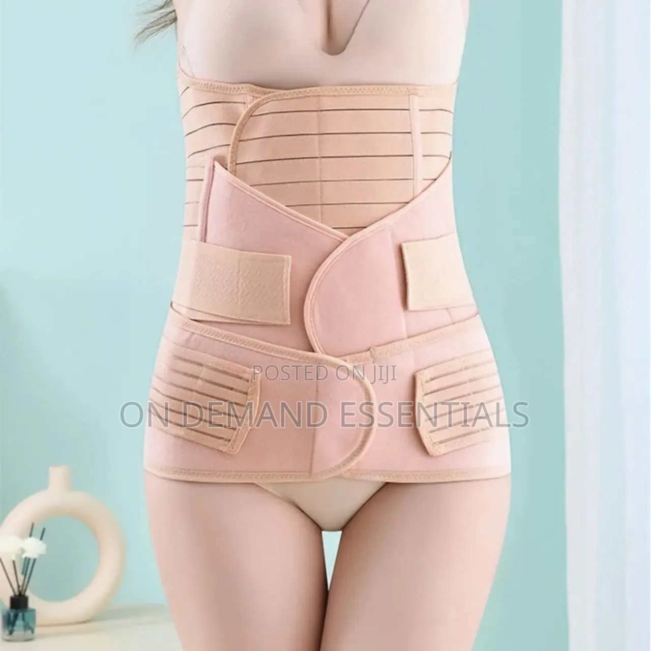 3-in-1 Postpartum Support Belt – Black