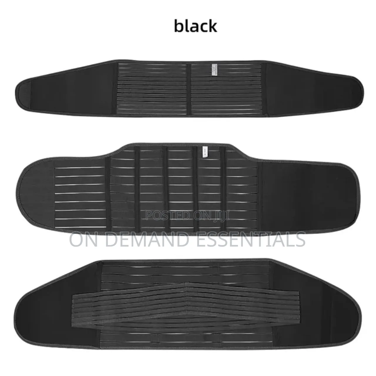 3-in-1 Postpartum Support Belt – Black