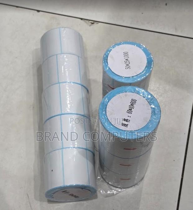 60mm X 40mm Barcode Paper Labels Stickers