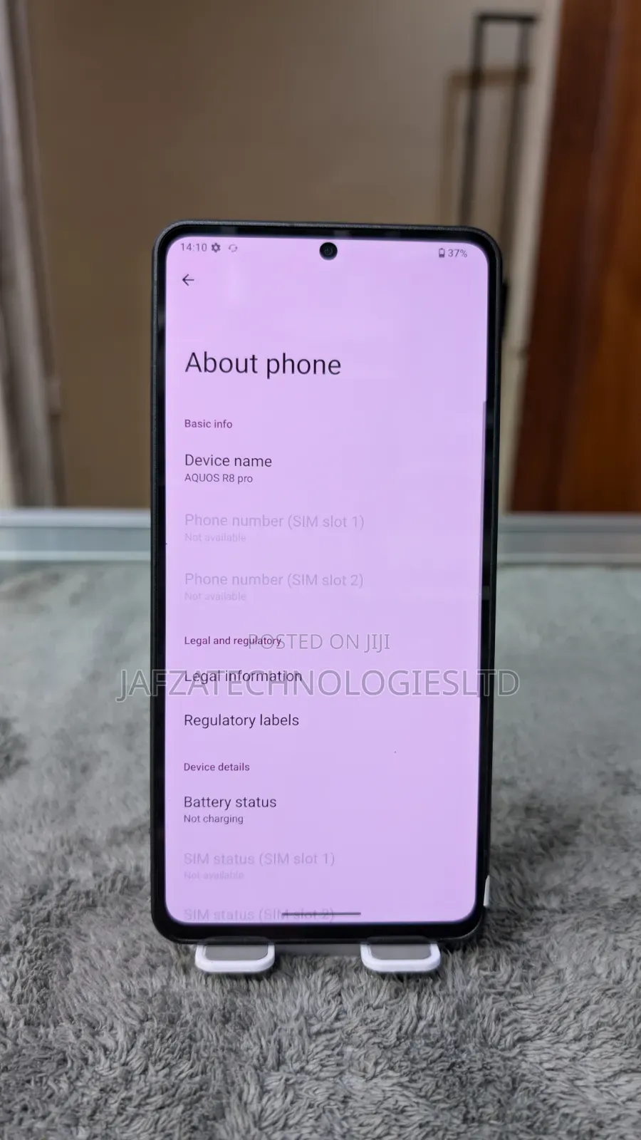 Sharp Aquos R8s pro 256 GB Black