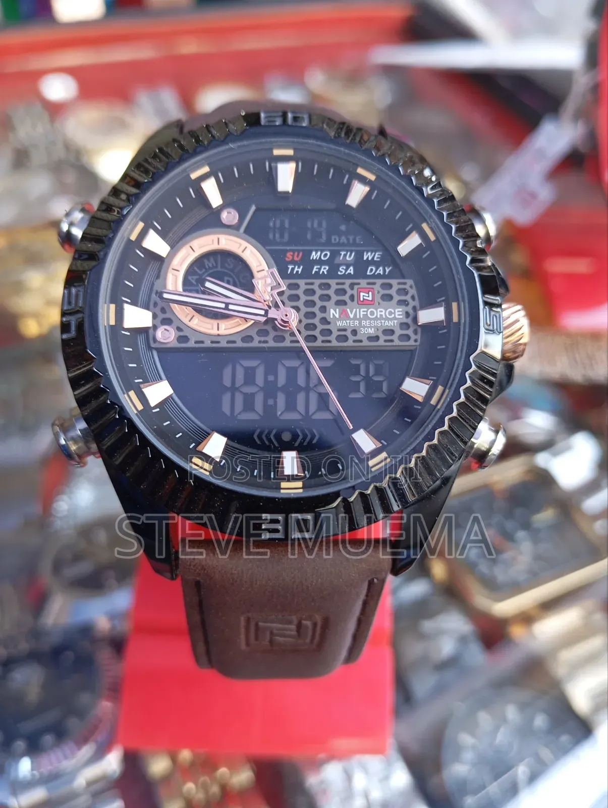 Navi Force Double Watch.