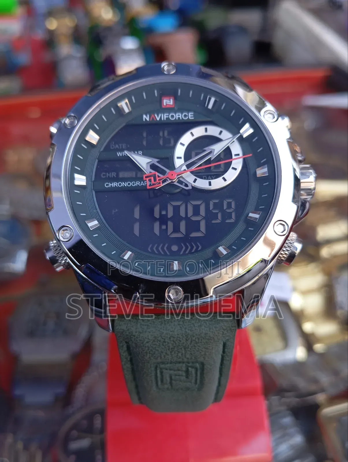 Navi Force Double Watch.