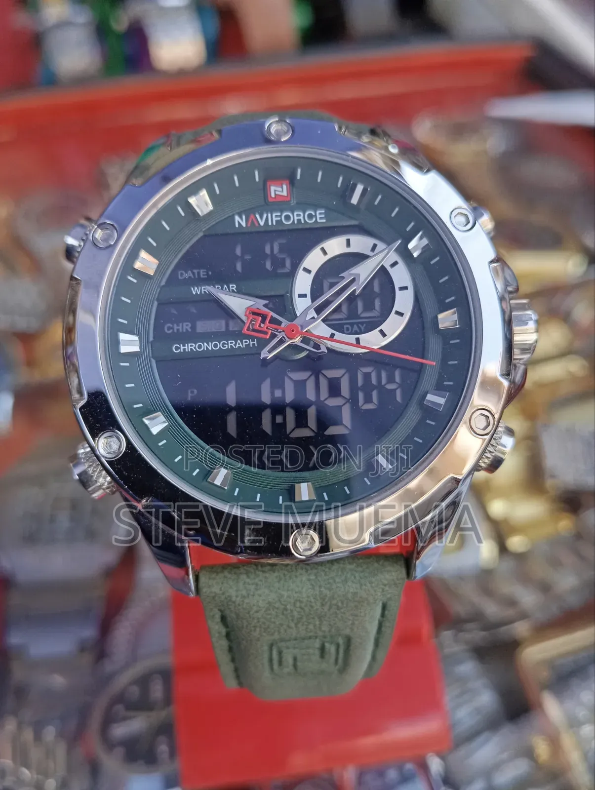 Navi Force Double Watch.
