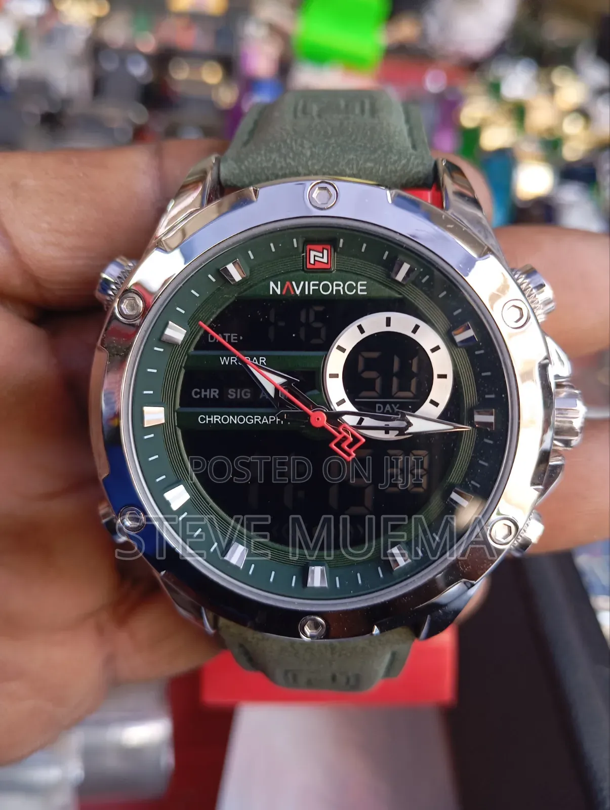 Navi Force Double Watch.