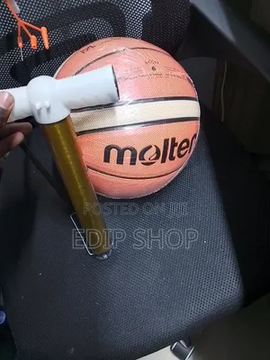 Hand Pump and Molten Basketball