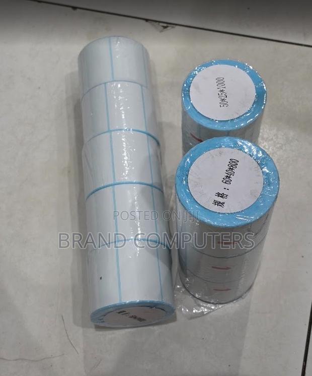50*25mm Thermal Barcode Label Stickers 1000pcs