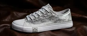 Grey Scale Converse Leather