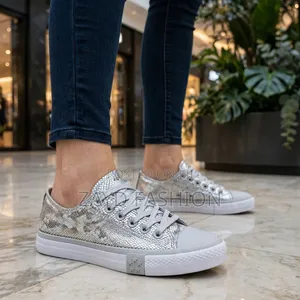 Grey Scale Converse Leather