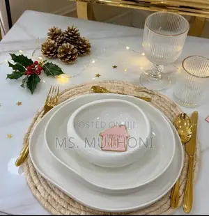 Large Set (27 PCS Dinner Set )Modern European Double Glaze Porcelain