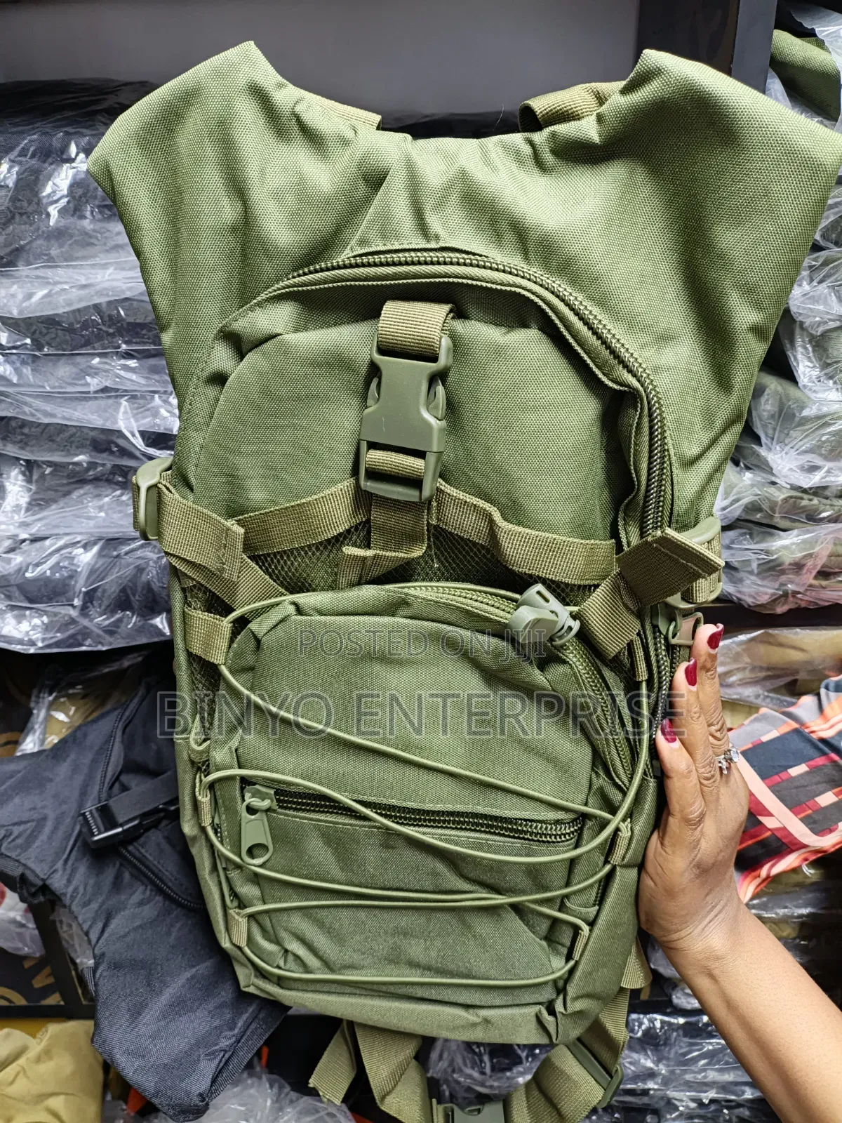 Green Hiking Bags