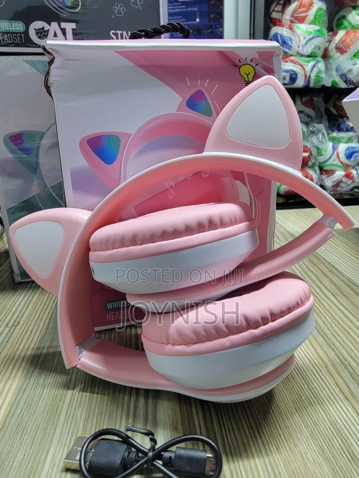 Cat Ear Headphones Pink