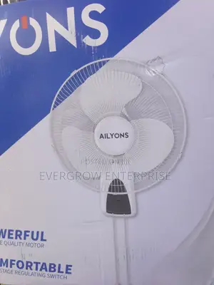 Ailyons White 16 Inch Wall Fan