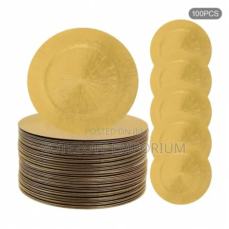 13 Inch Gold Charger Plate