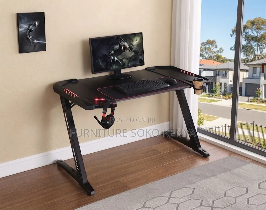 Office Desk; Home Studios Digital Creators Modern Gaming Desk