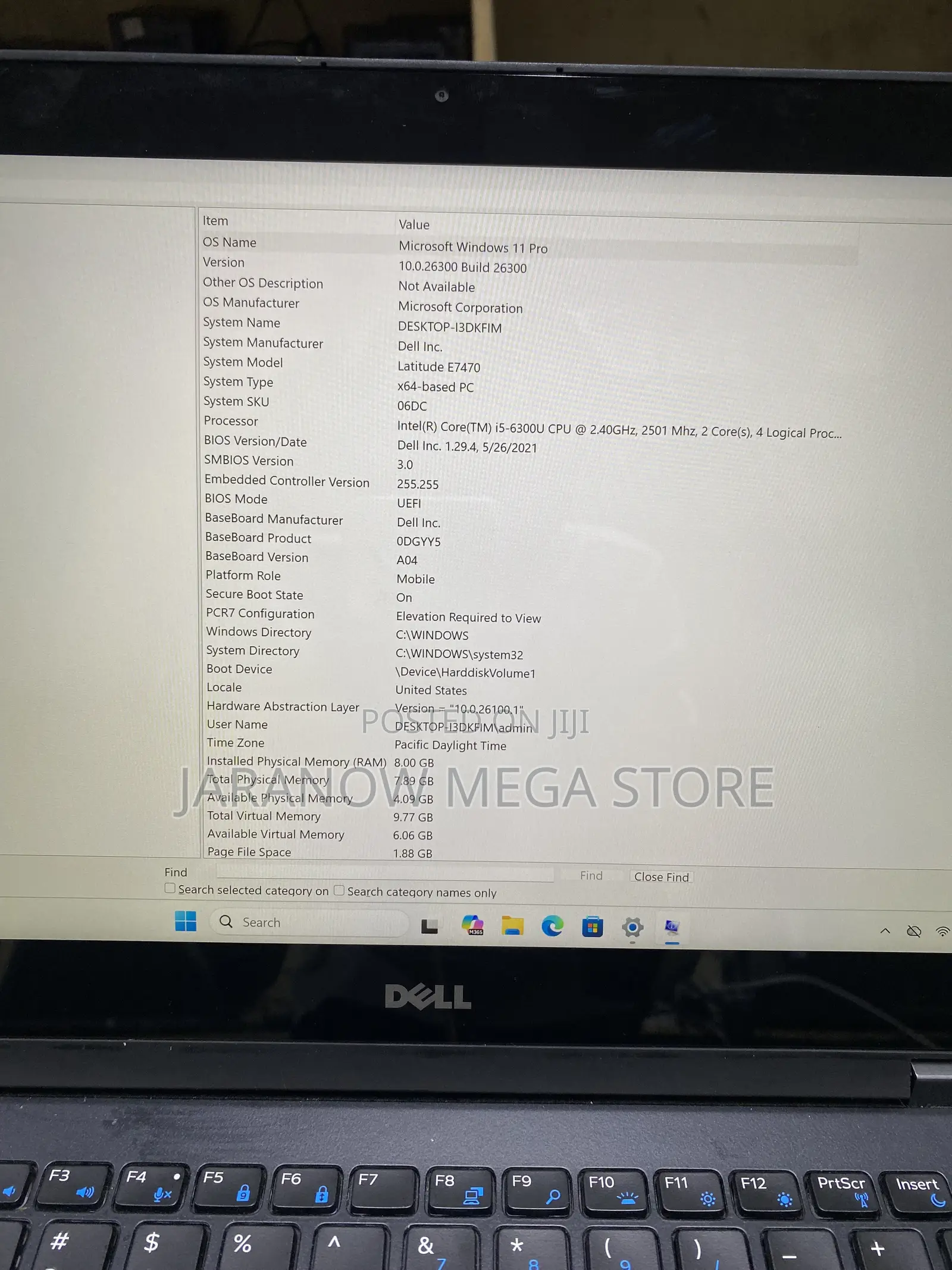 Laptop Dell Latitude E7470 8GB Intel Core i5 SSD 256GB