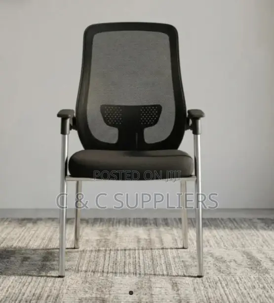 Ergonomic Mid Mesh-Back Guest Chair.