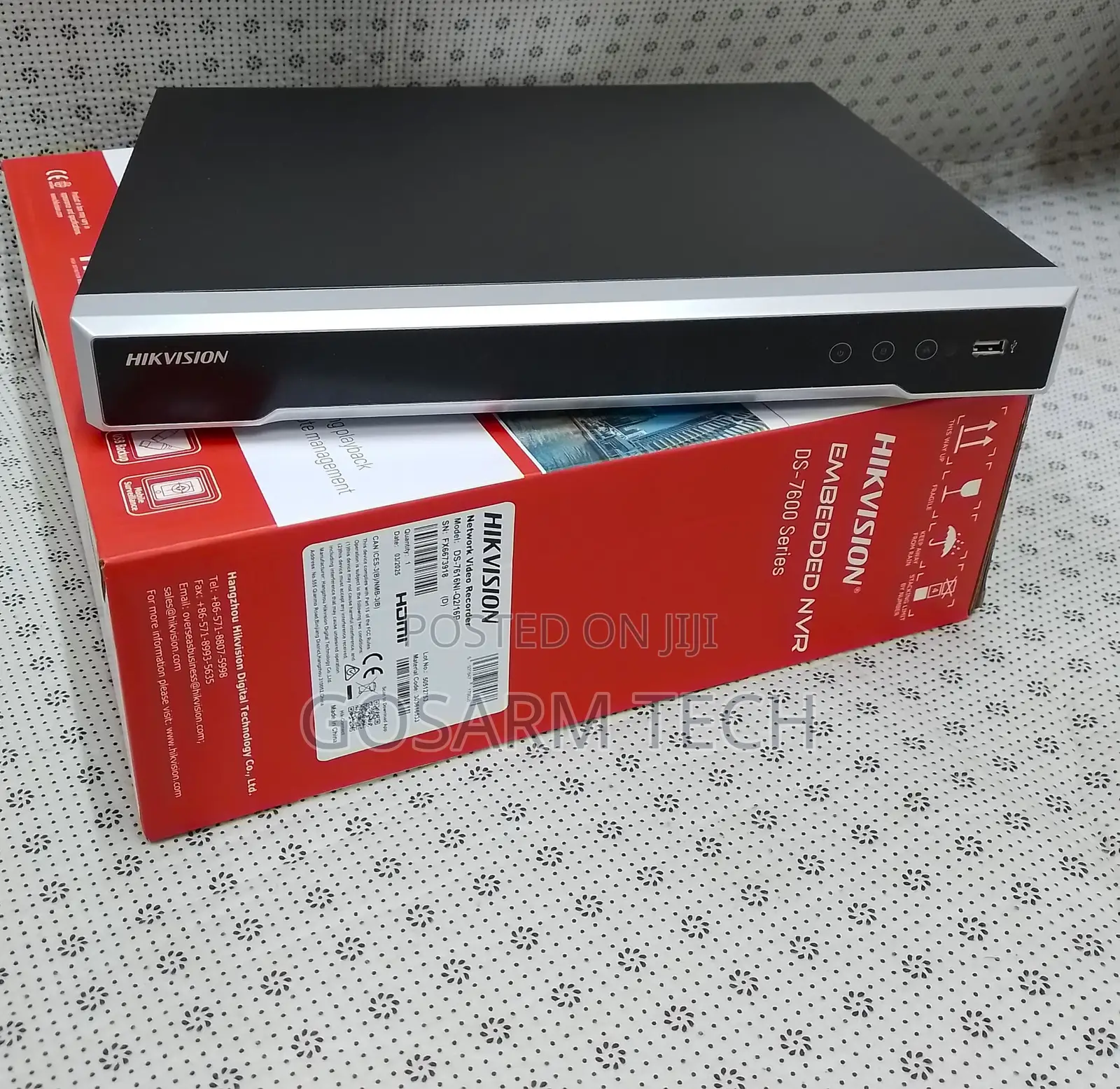 Hikvision 16CH NVR for Multi-Camera CCTV Surveillance Systems