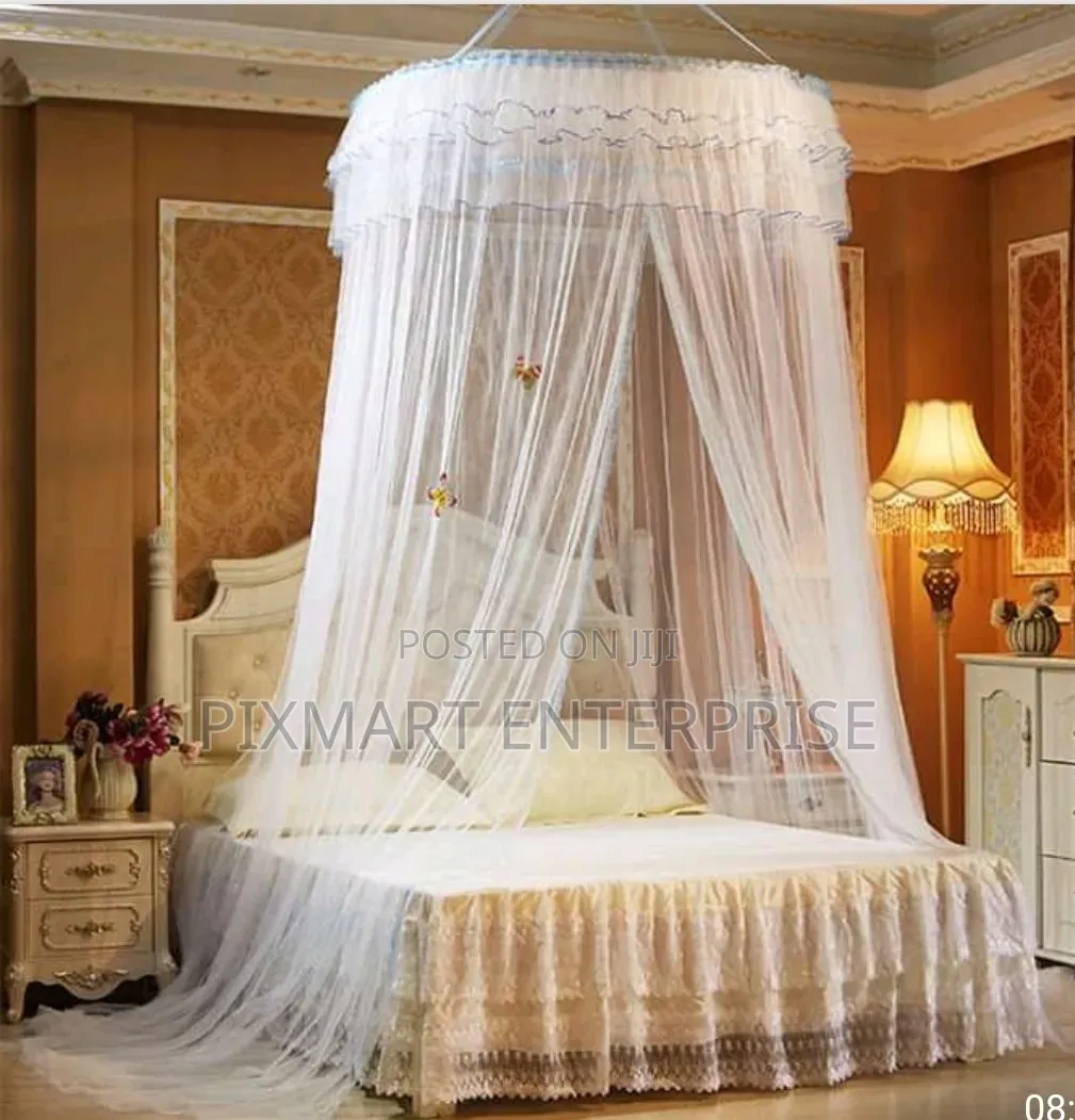 Queen Size Round Mosquito Net for Stylish Bedroom Décor