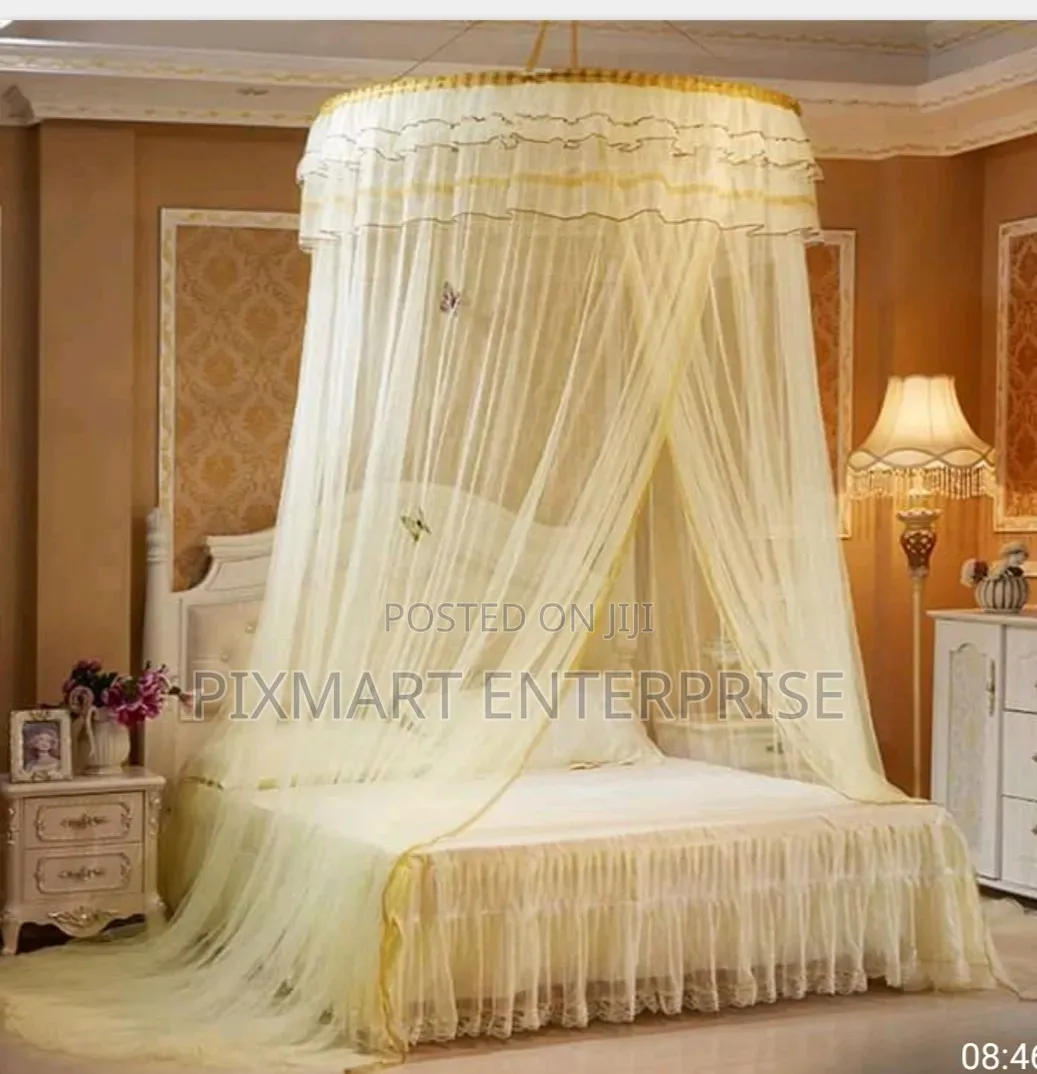 Affordable Queen Size Round Bed Mosquito Net – All Colours
