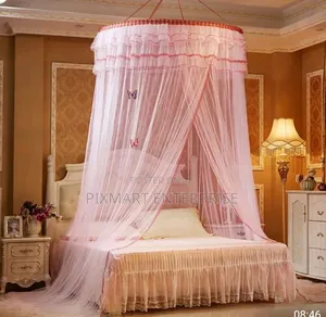 Affordable Queen Size Round Bed Mosquito Net – All Colours