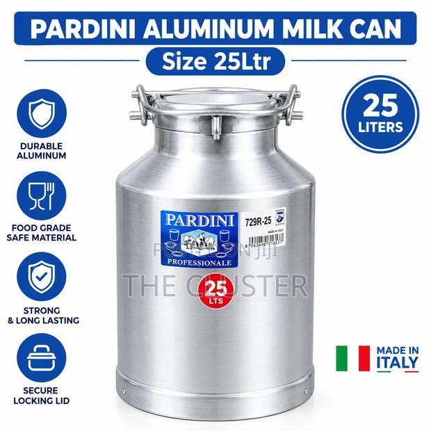 Pardini Aluminium Milk Can – 25ltrs