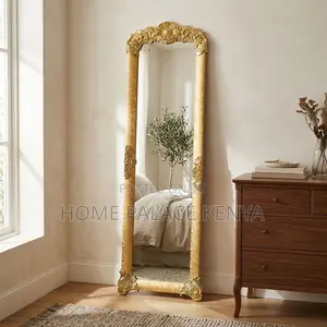 Bedroom Mirror; Gold Frame Bedroom Dressing Mirror