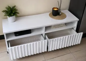 Imported Executive TV Stand With Shelves and Cabinet